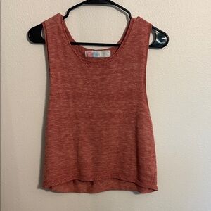 Free People Terracotta Sleeveless Tank
